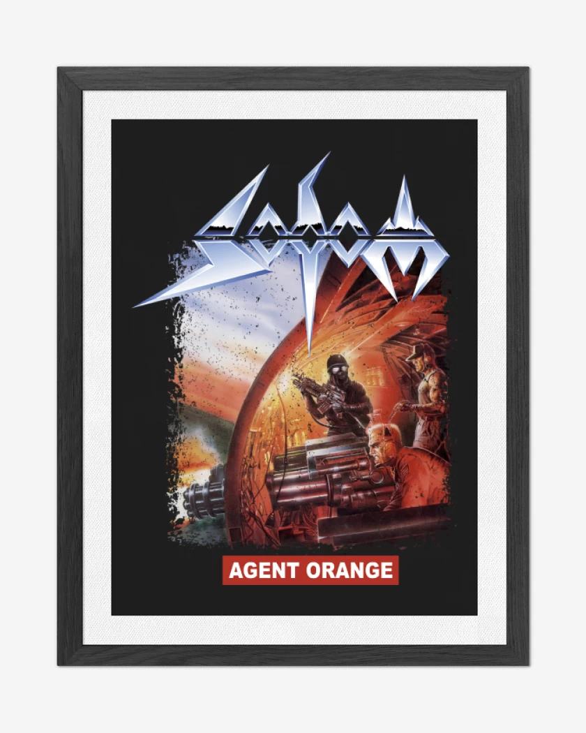 Cuadro decorativo Negro de Sodom Agent Orange