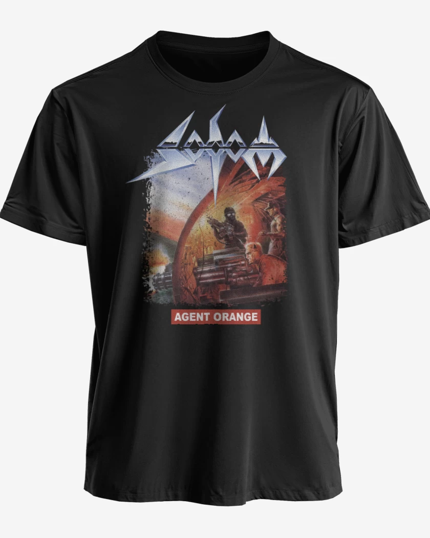 Polera premium Negro de Sodom Agent Orange