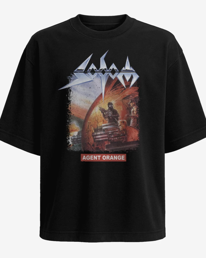 Polera Oversize Sodom Agent Orange