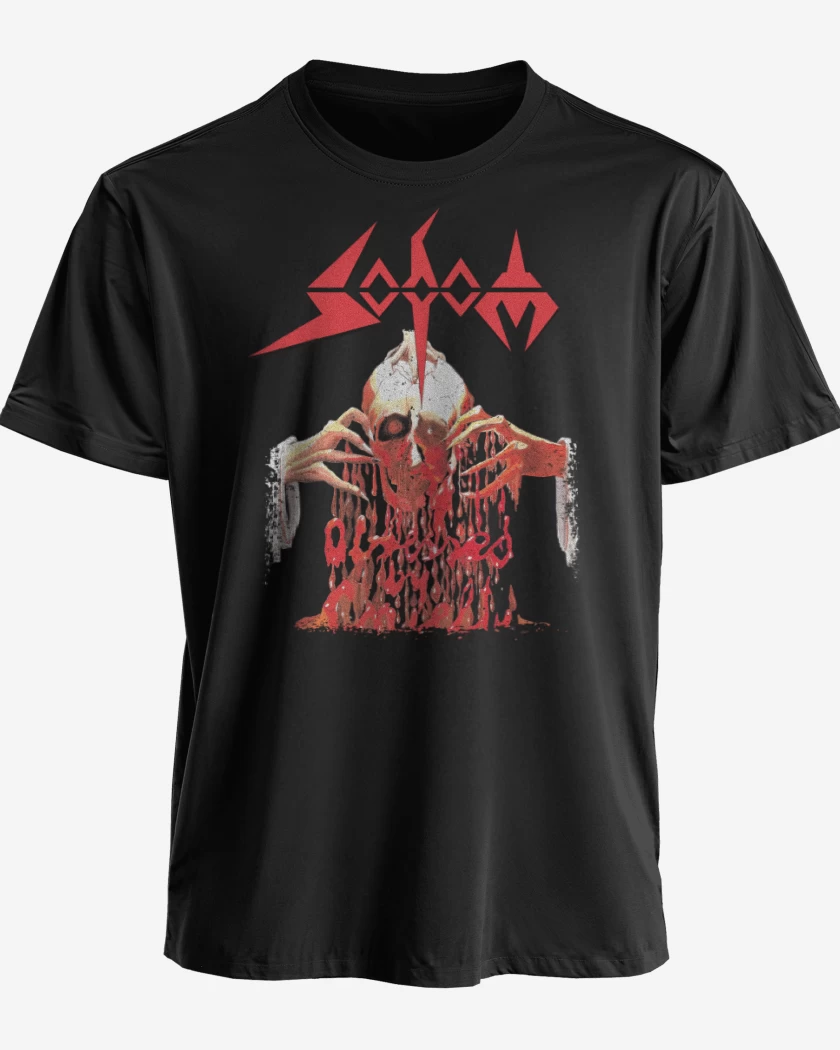 Polera premium Negro de Sodom Obsessed by Cruelty