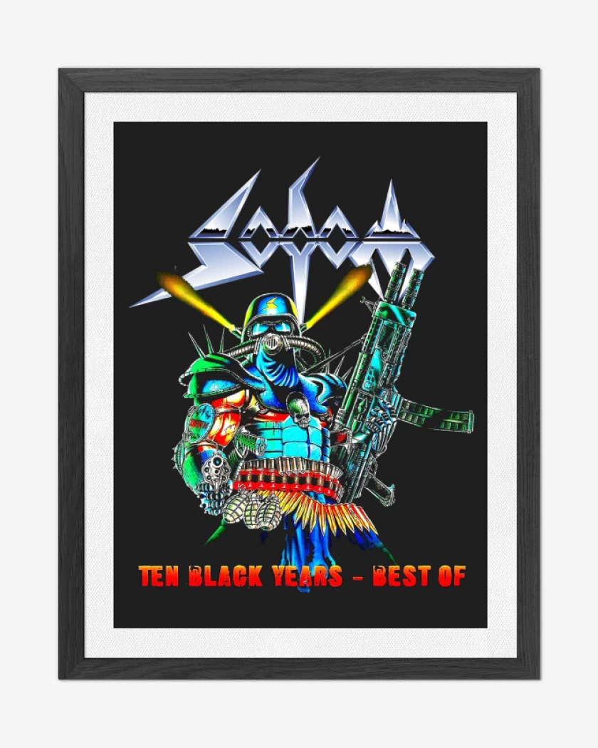 Cuadro decorativo Sodom Ten Black Years