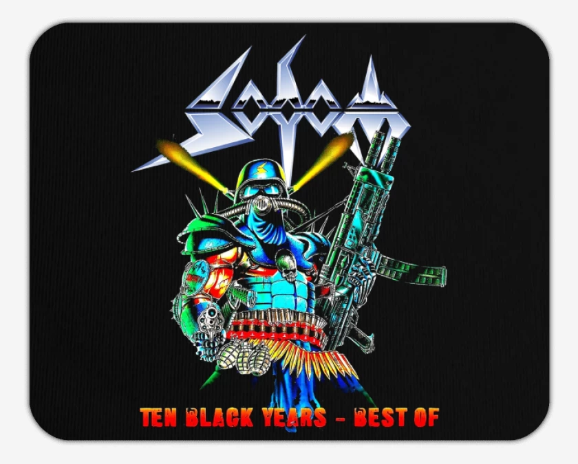 Mousepad Sodom Ten Black Years
