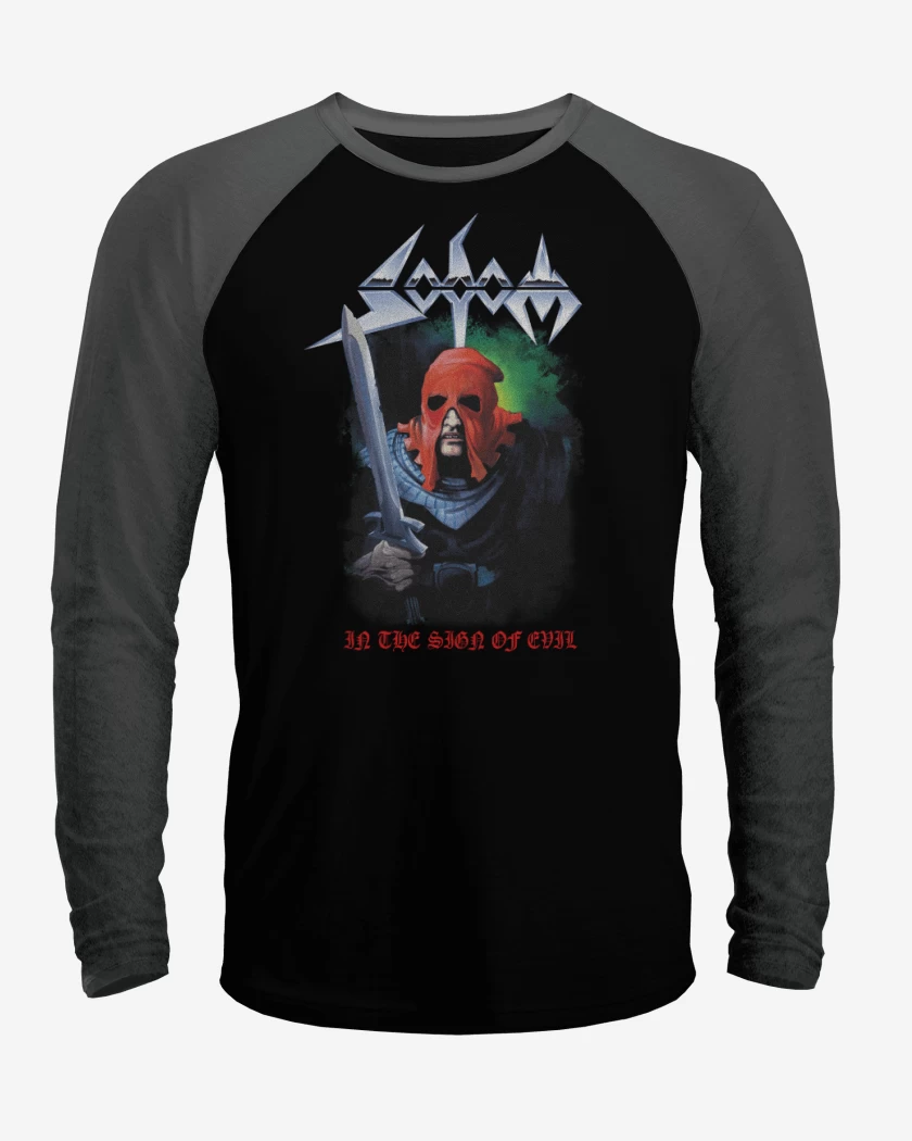 Polera Raglan Sodom In The Sign of Evil