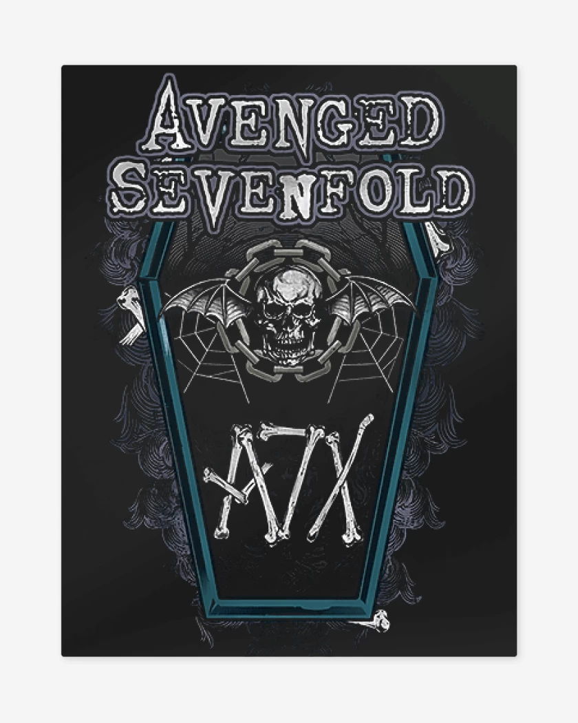 Print metalico A7X 2