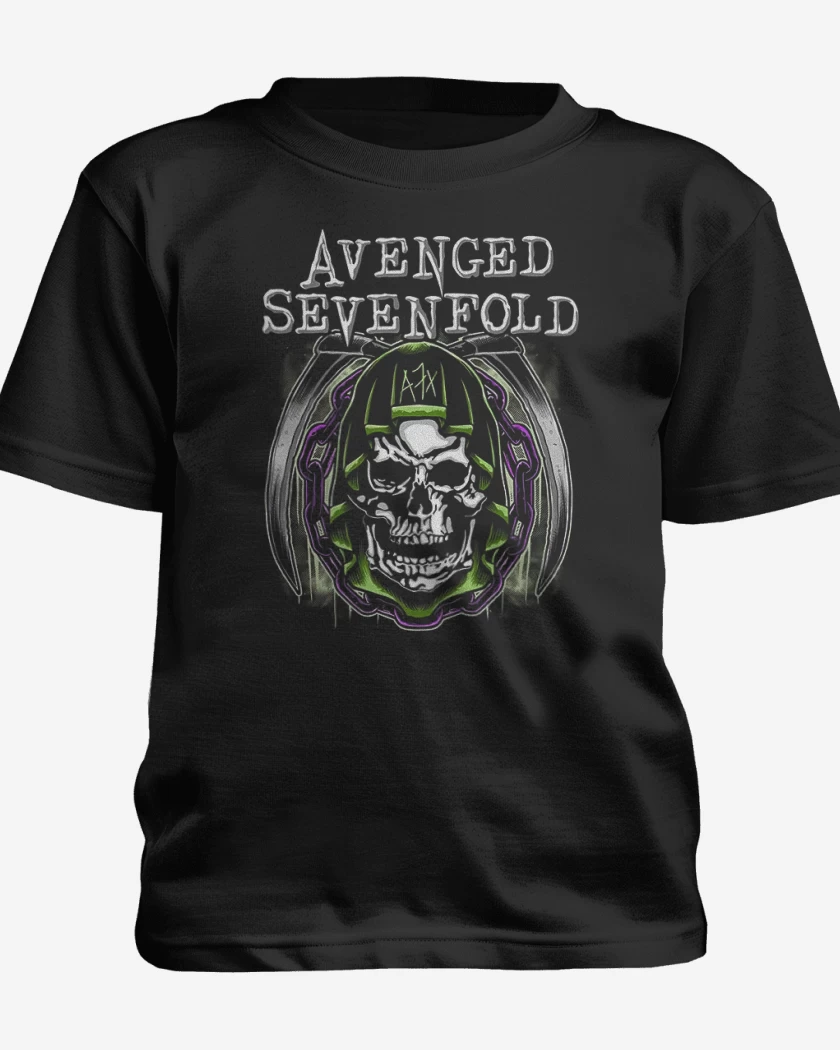 Polera de niño Negro de A7X 3