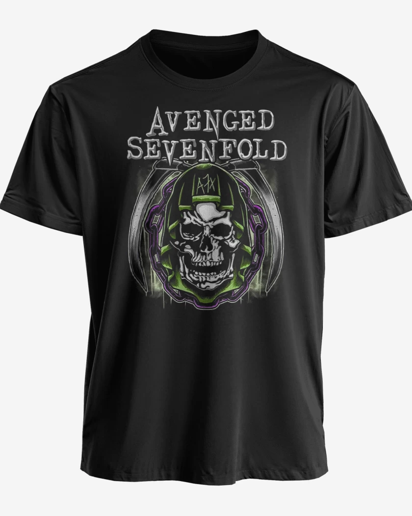 Polera Negro de A7X 3