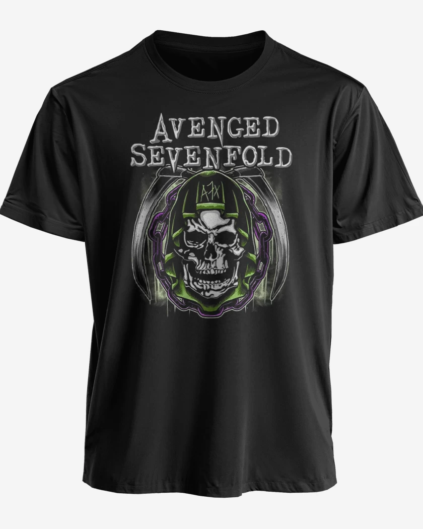 Polera premium Negro de A7X 3