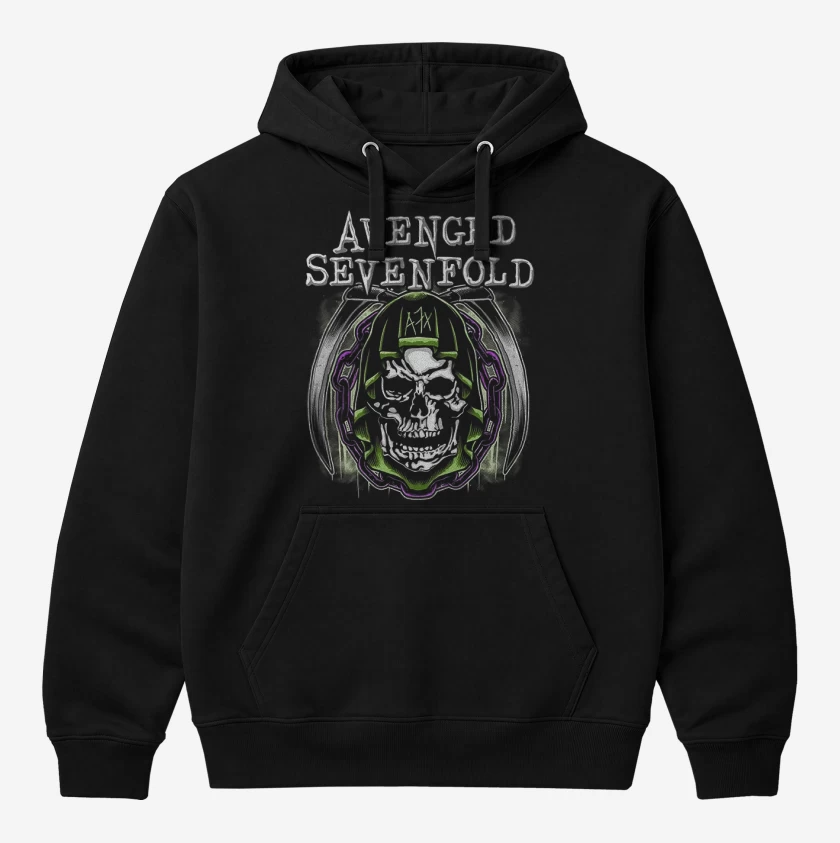 Polerón Canguro Negro de A7X 3