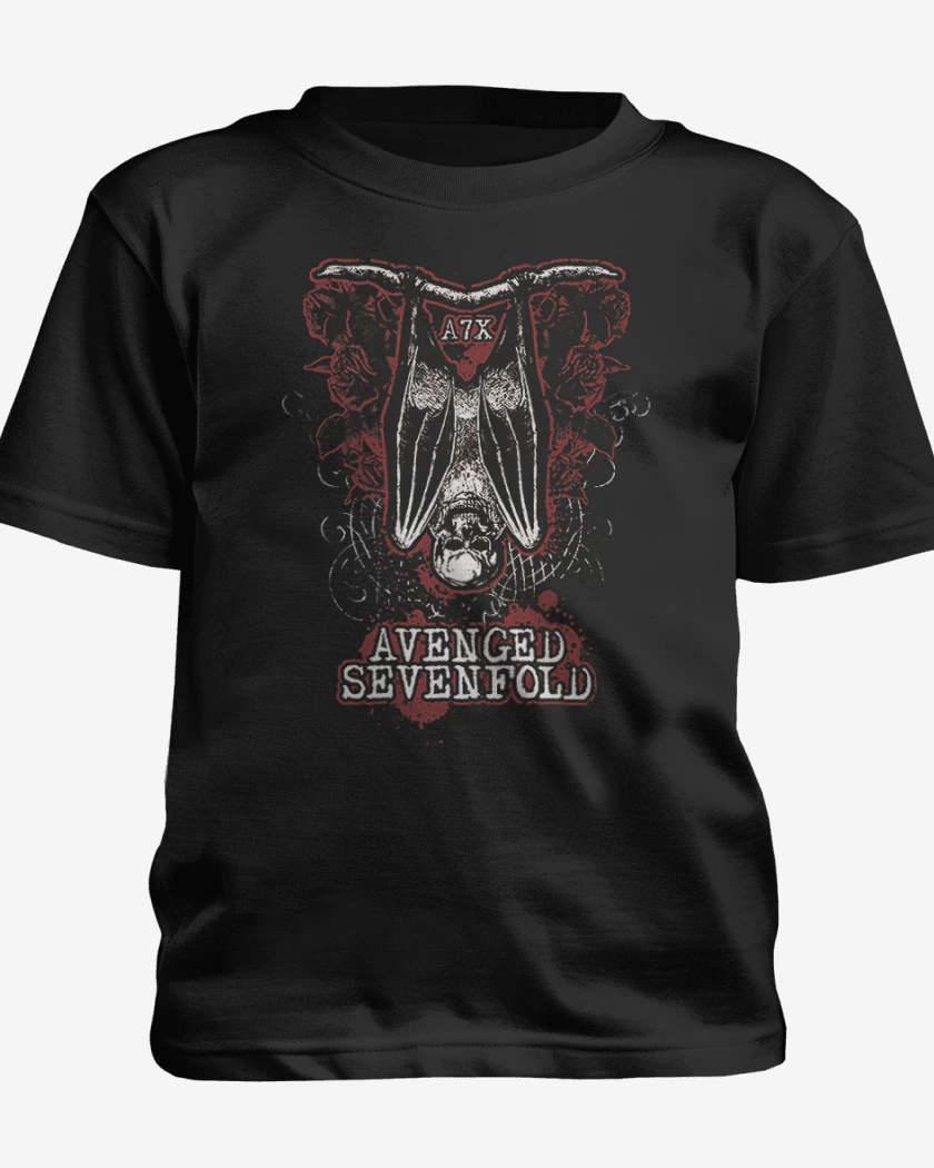 Polera de niño Negro de A7X 4