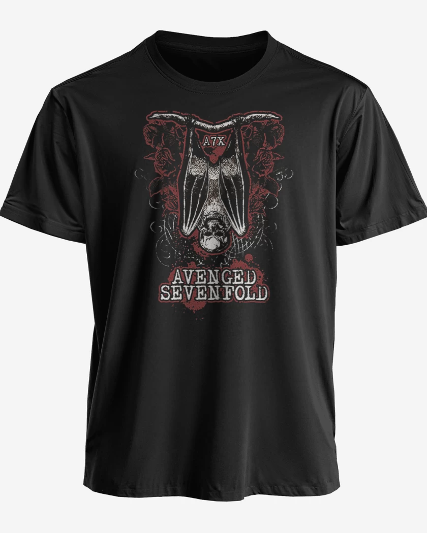 Polera premium Negro de A7X 4