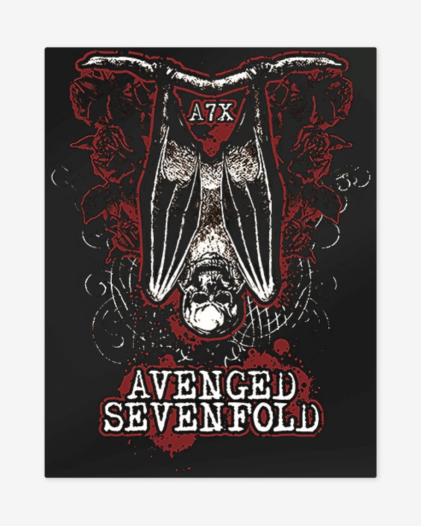 Print metalico A7X 4