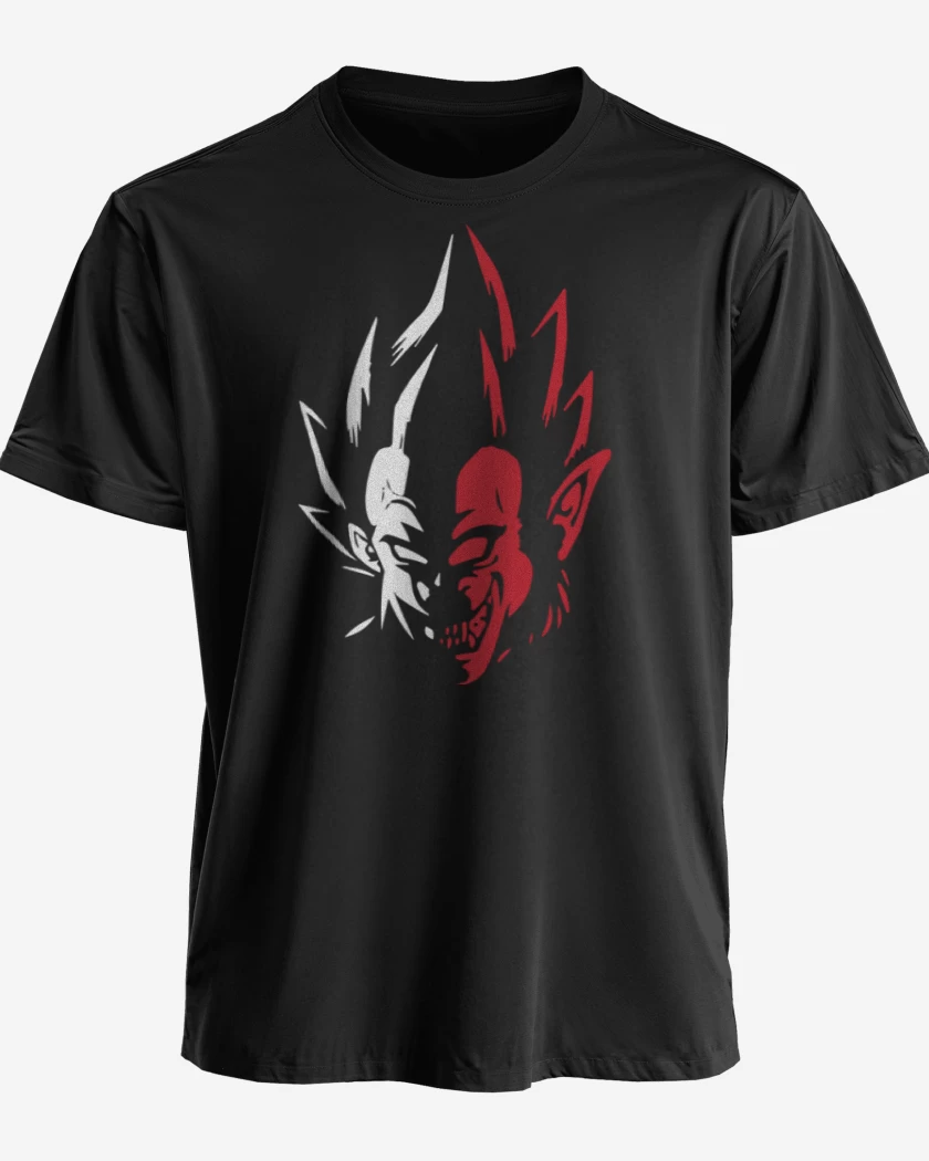 Polera premium Negro de Vegeta mono