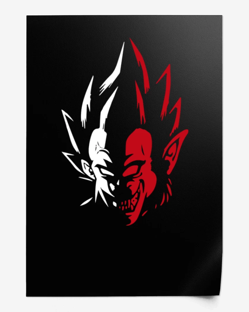 Print Vegeta mono