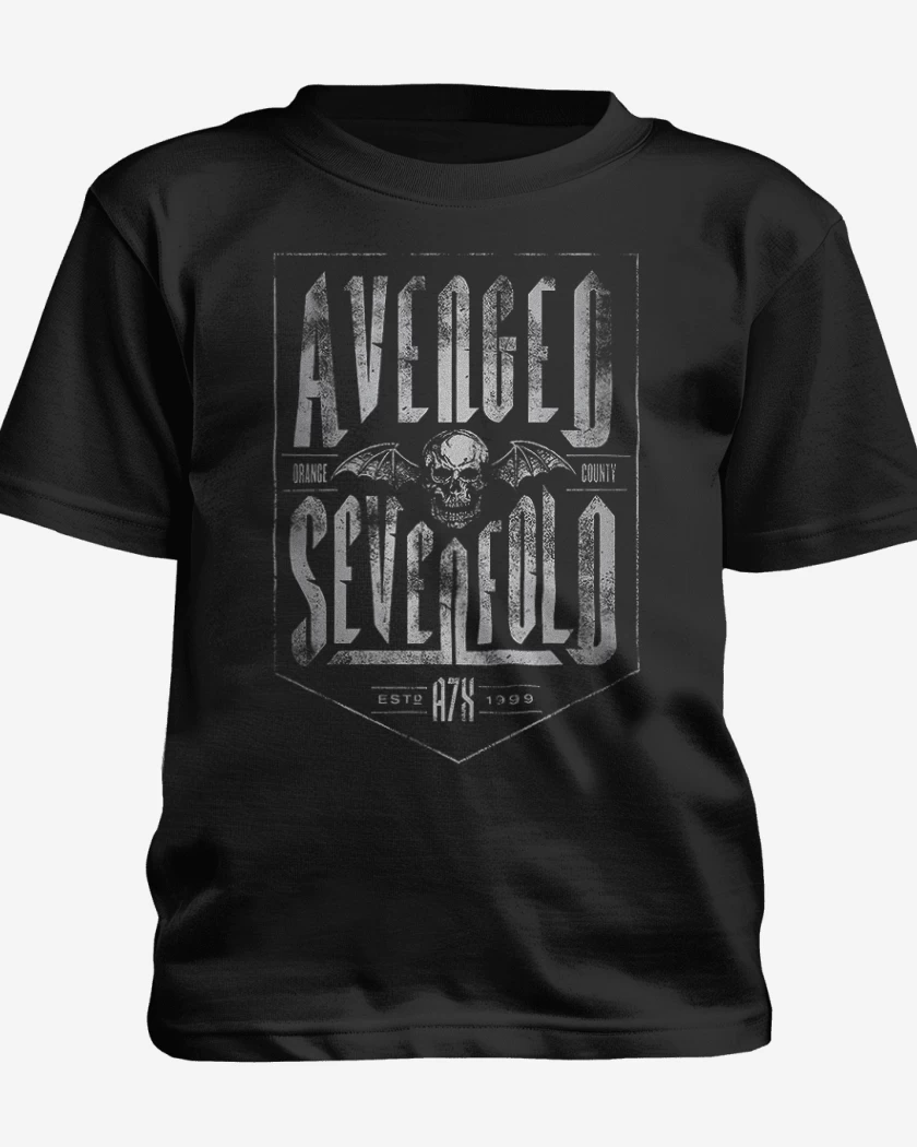 Polera de niño Negro de A7X 5