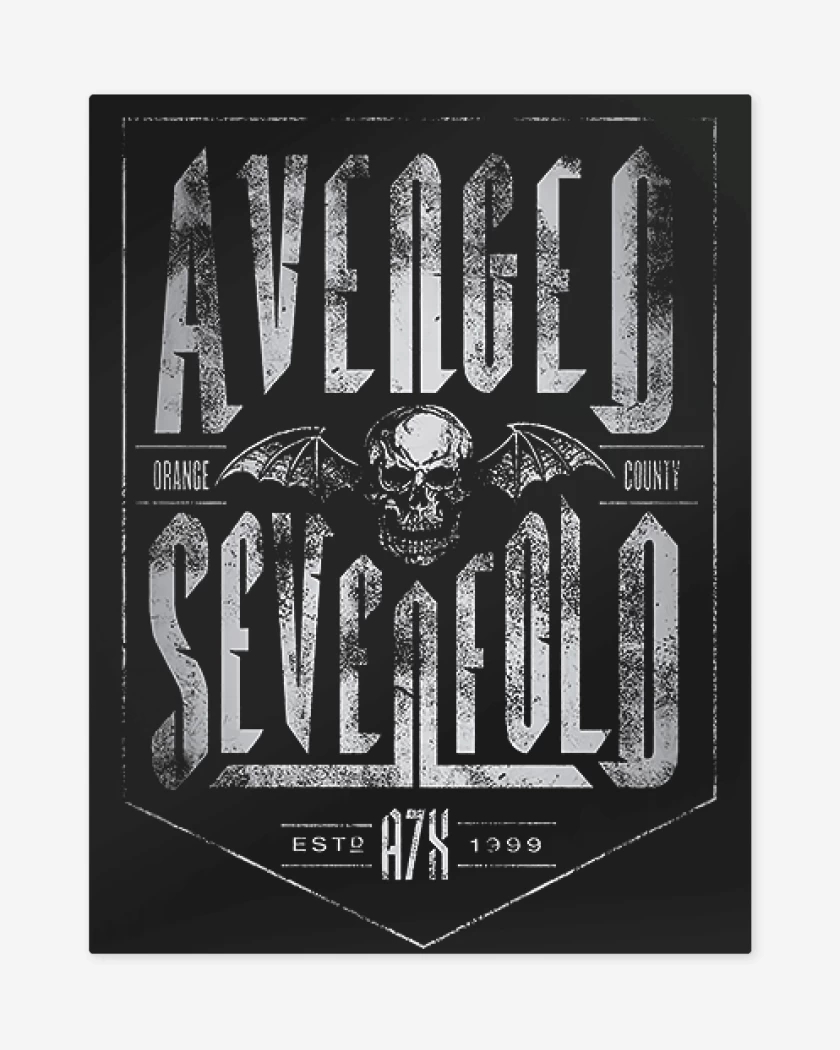 Print metalico A7X 5