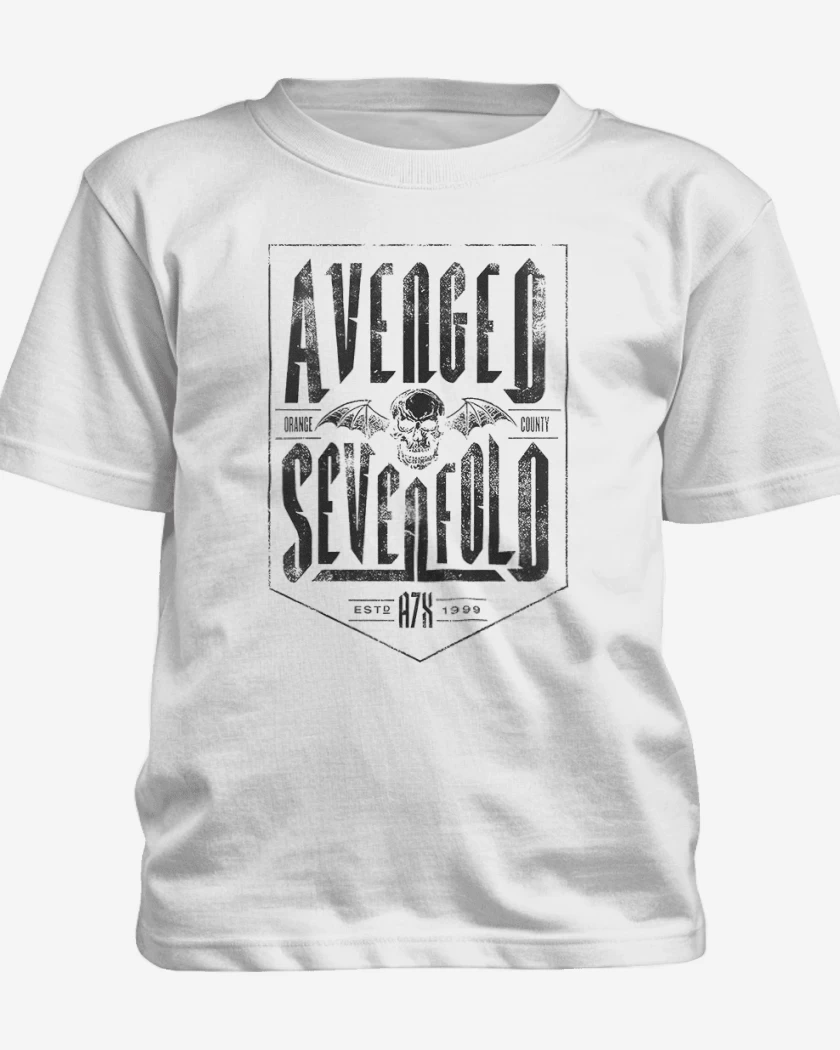 Polera de niño Blanco de a7x 6 