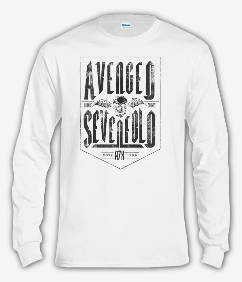 Polera manga larga Blanco de a7x 6 
