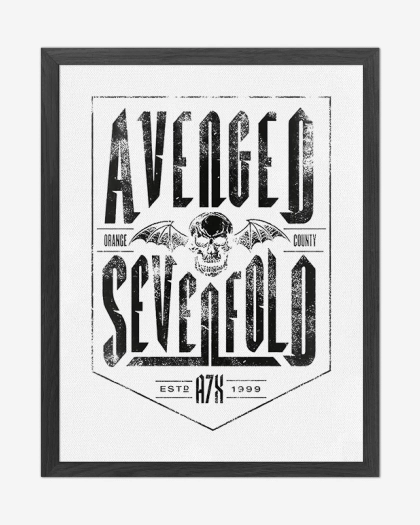Cuadro decorativo Blanco de a7x 6 