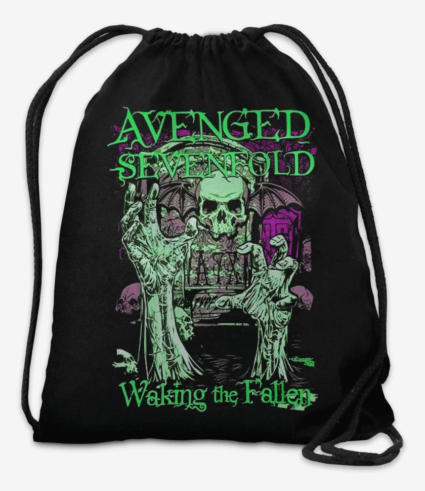 Mochila Negro de a7x waking the fallen