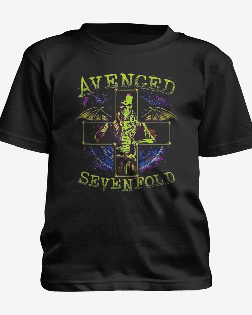 Polera de niño Negro de Avenged 7 x