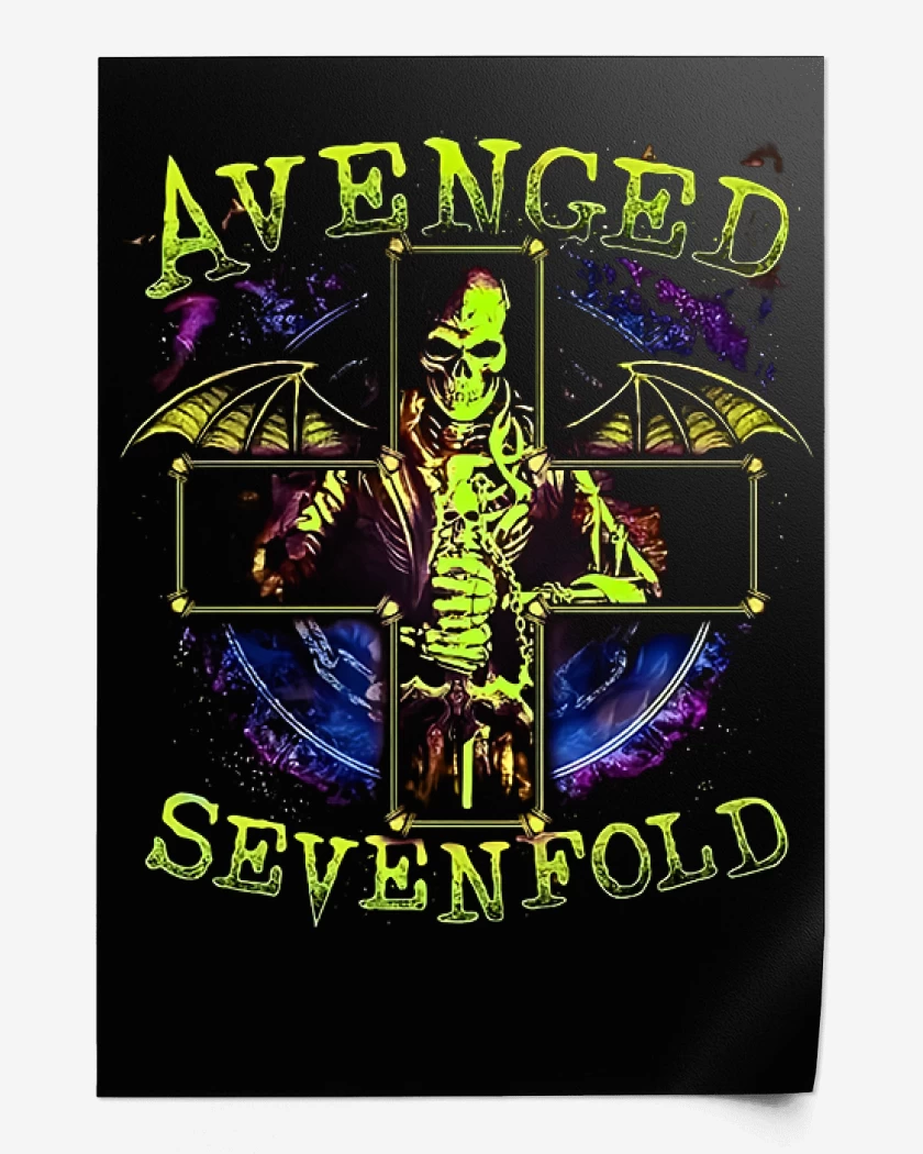 Print Negro de Avenged 7 x