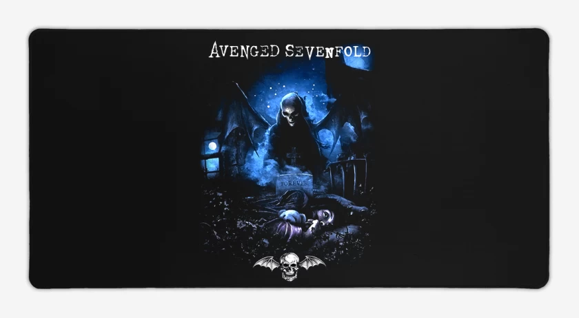 Mouse pad Gamer Negro de Avenged sevenfold Nightmare