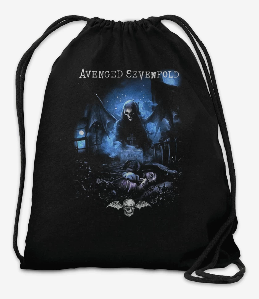 Mochila Negro de Avenged sevenfold Nightmare