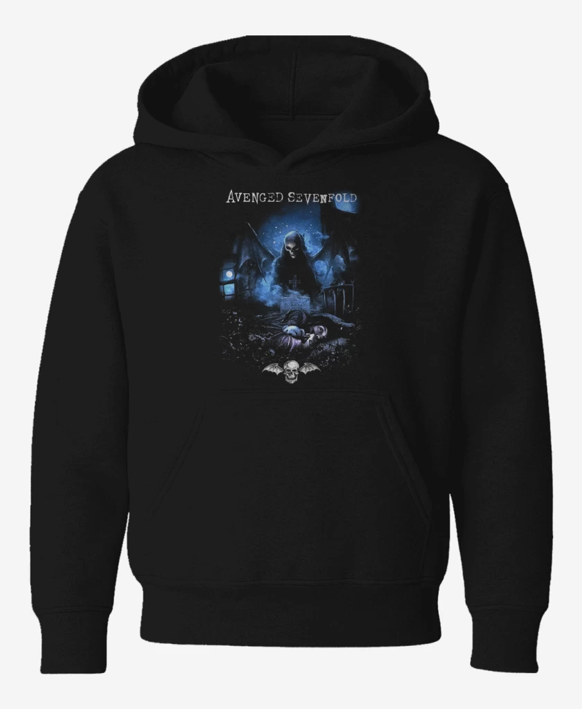 Poleron de niño Negro de Avenged sevenfold Nightmare