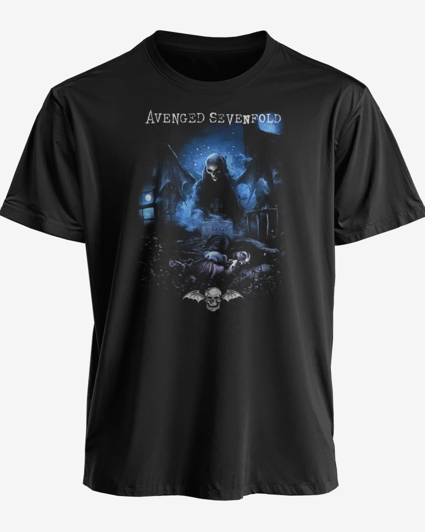 Polera premium Negro de Avenged sevenfold Nightmare