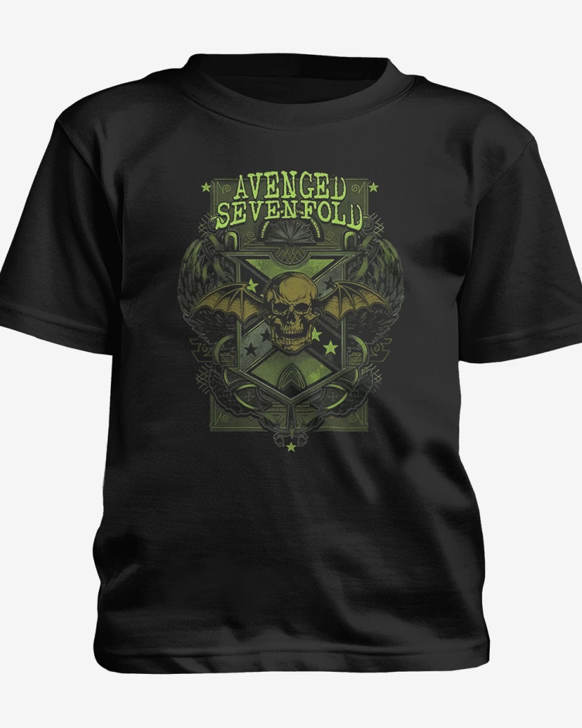 Polera de niño Negro de Avenged sevenfold 3