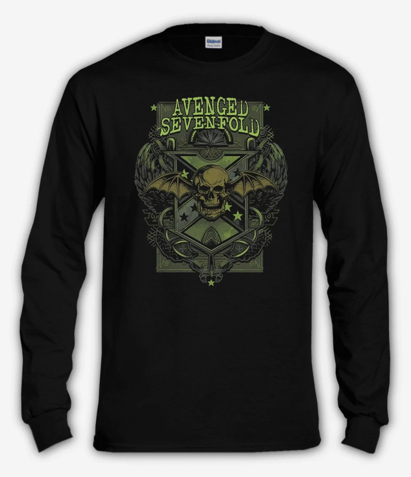Polera manga larga Negro de Avenged sevenfold 3