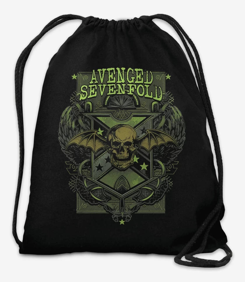 Mochila Negro de Avenged sevenfold 3