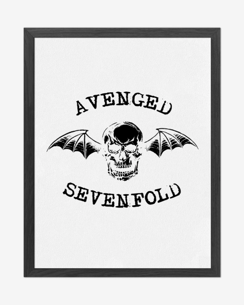 Cuadro decorativo Blanco de Avenged sevenfold 6 