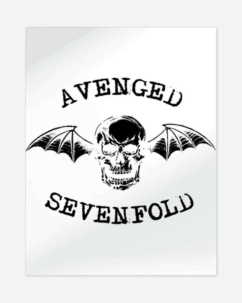 Print metalico Avenged sevenfold 6 