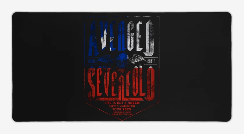 Mouse pad Gamer A7X tour chile 2025
