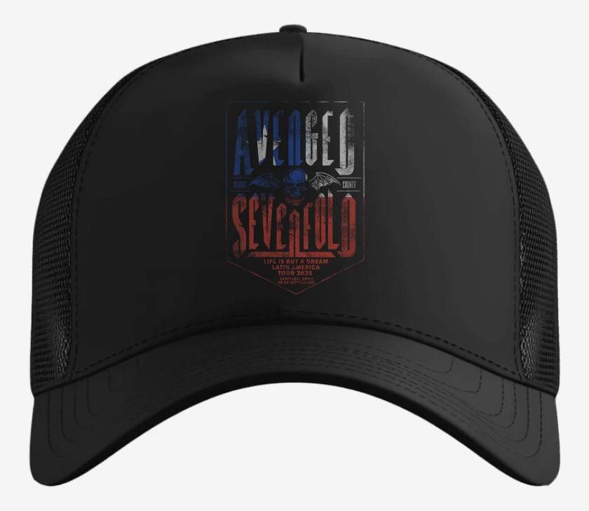 Gorro A7X tour chile 2025