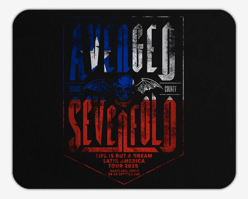 Mousepad A7X tour chile 2025