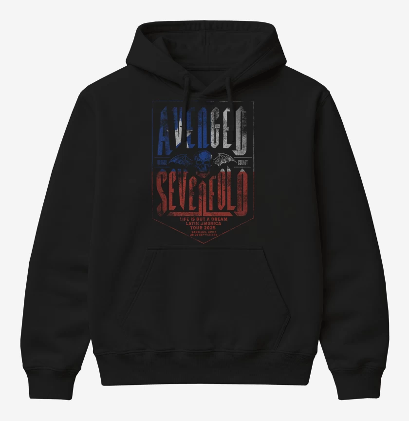 Poleron Canguro básico A7X tour chile 2025