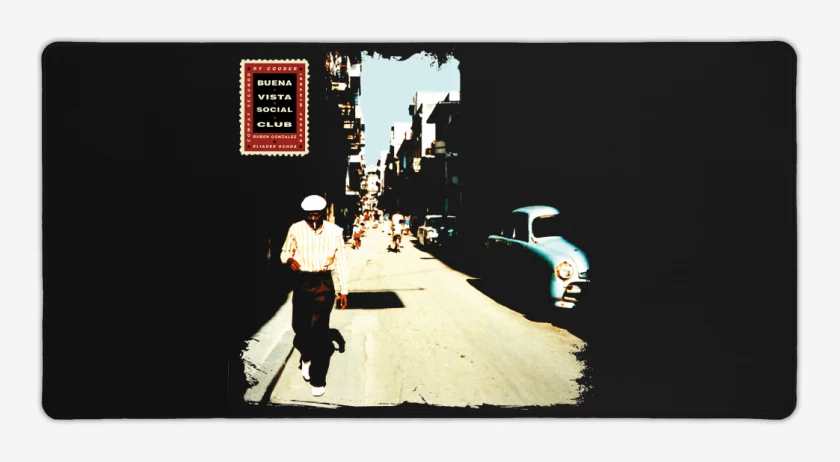 Mouse pad Gamer Negro de Buena vista social club