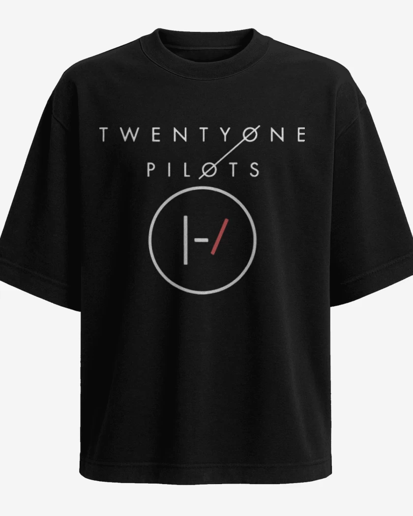 Polera Oversize Negro de Twenty one