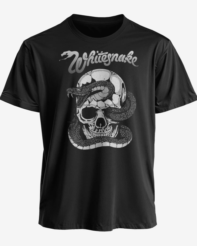 Polera Whitesnake skull