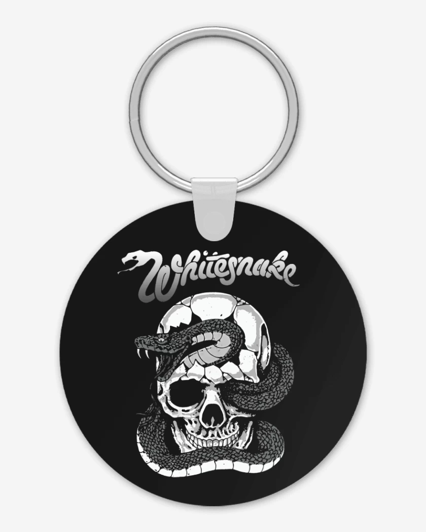 Llavero Whitesnake skull