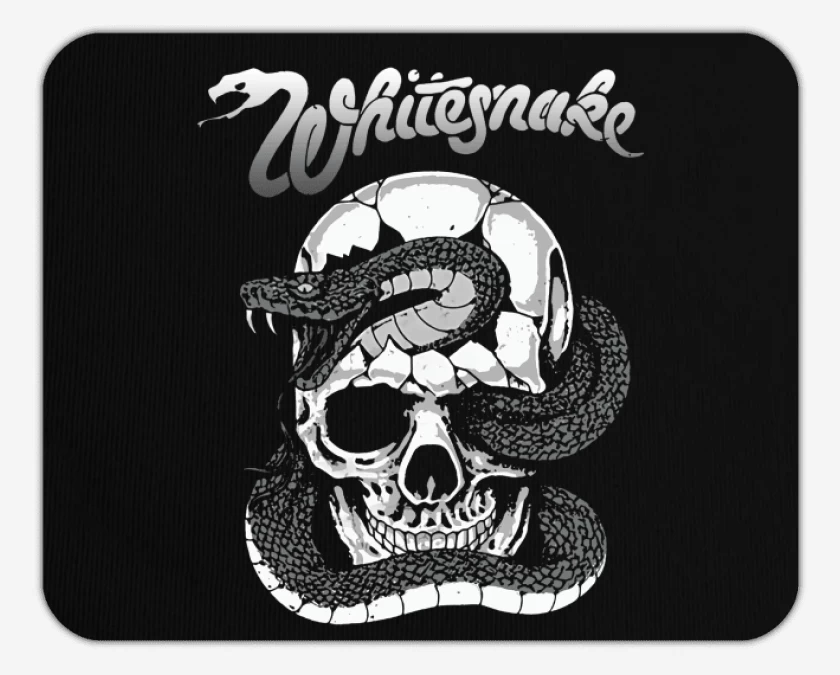 Mousepad Whitesnake skull
