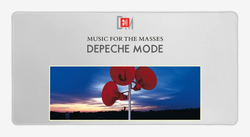 Mouse pad Gamer Blanco de Music for the masses