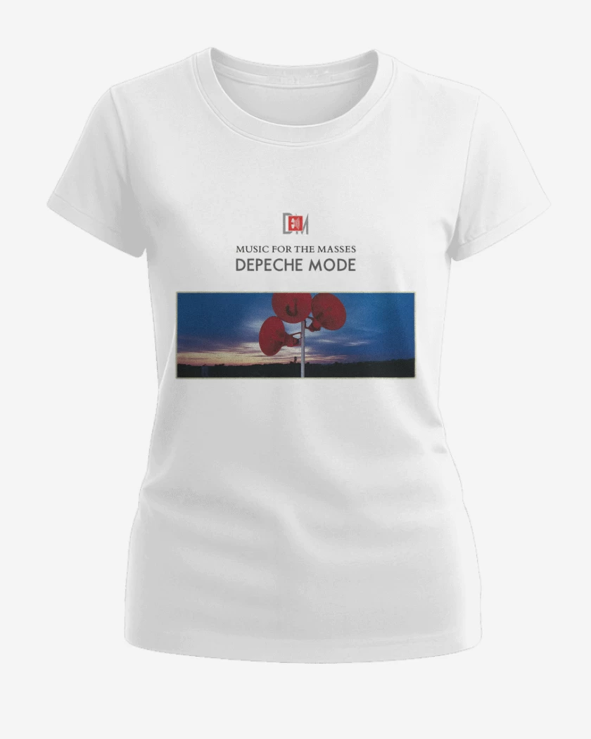 Polera de Mujer Blanco de Music for the masses