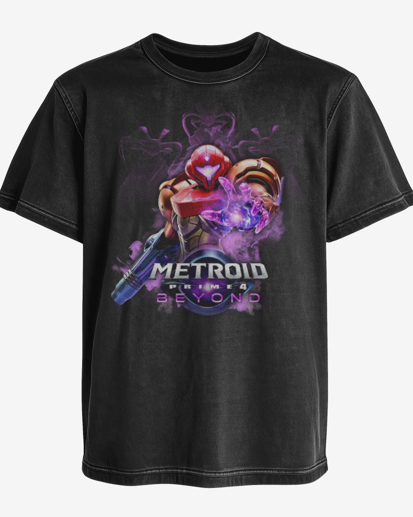 Polera desgastada Negro de Beyond