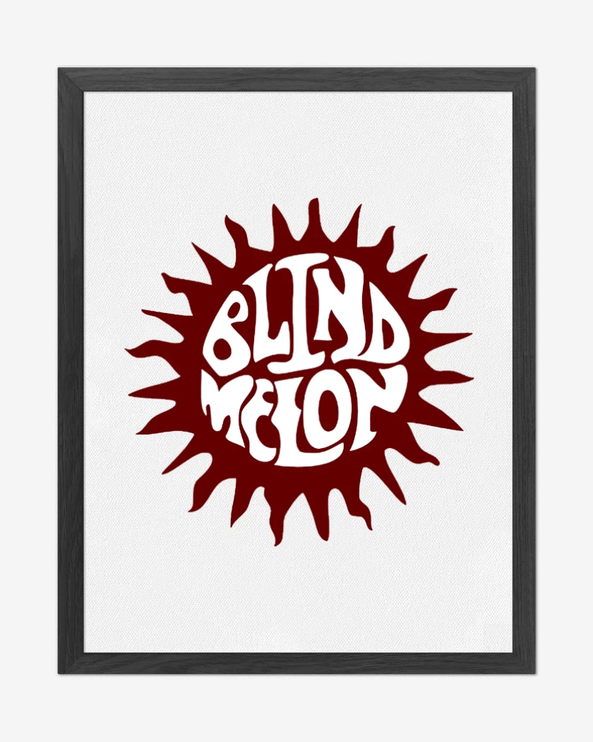 Cuadro decorativo Blanco de Blind Melon logo