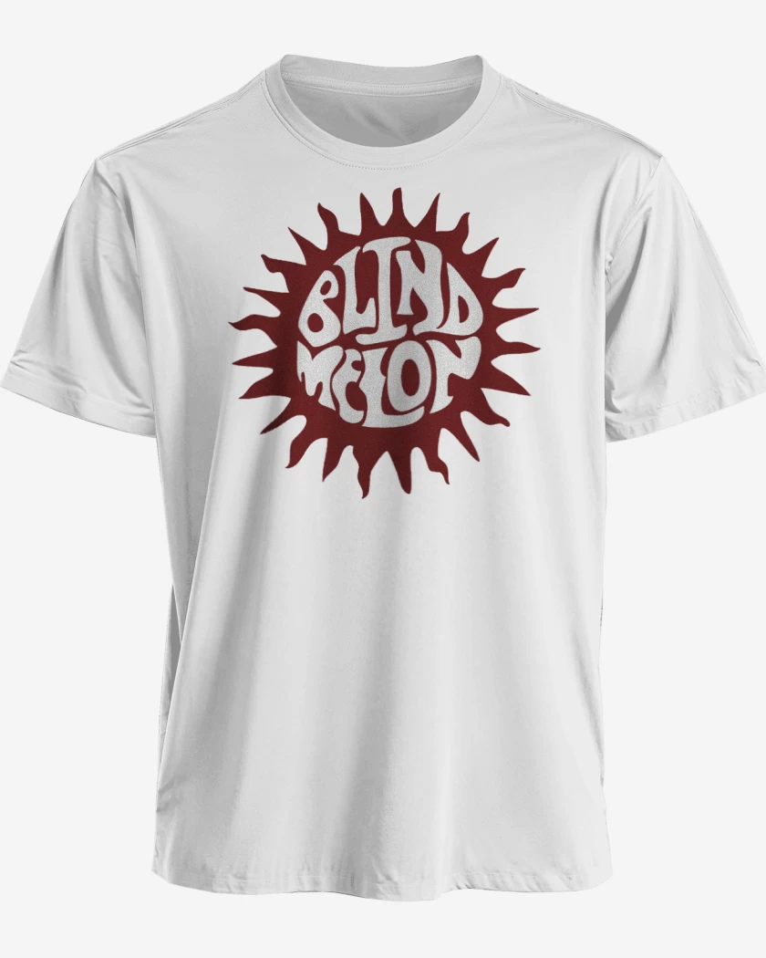 Polera premium Blanco de Blind Melon logo