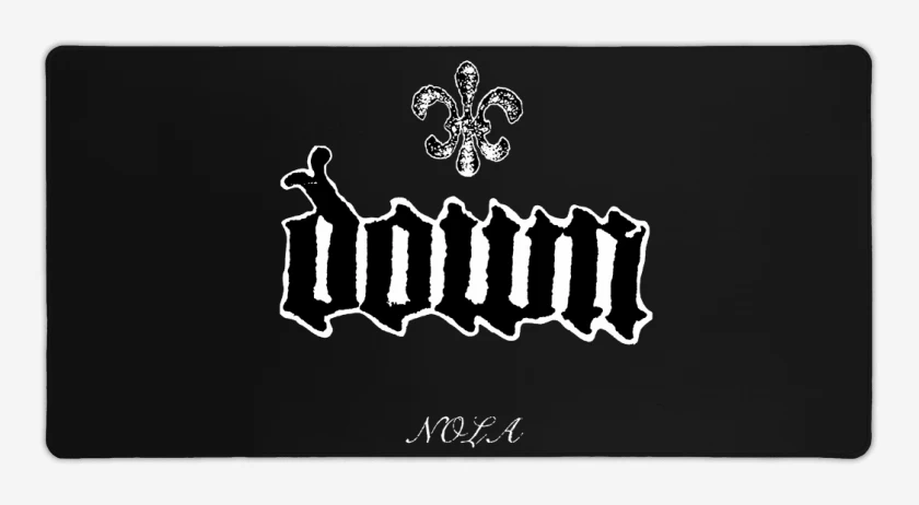 Mouse pad Gamer Negro de Down NOLA