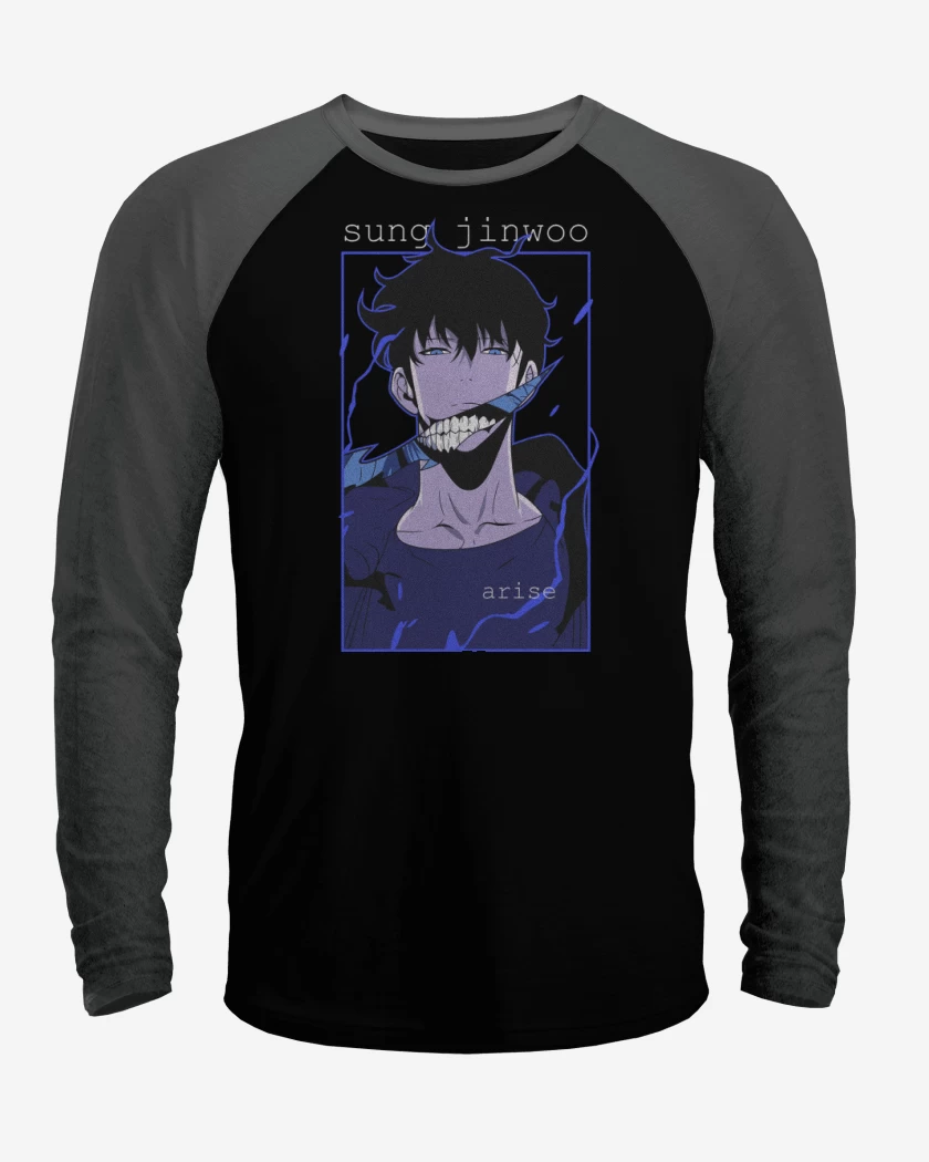 Polera Raglan Solo Leveling Sung Jinwoo
